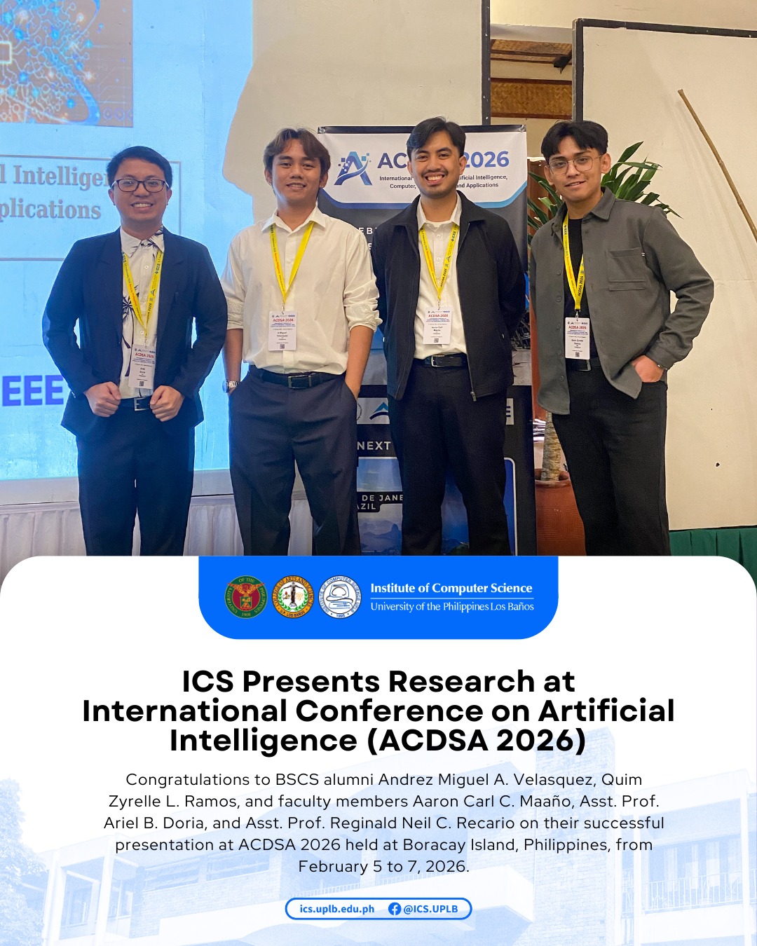 UPLB CAS Institute of Computer Science | Los Baños