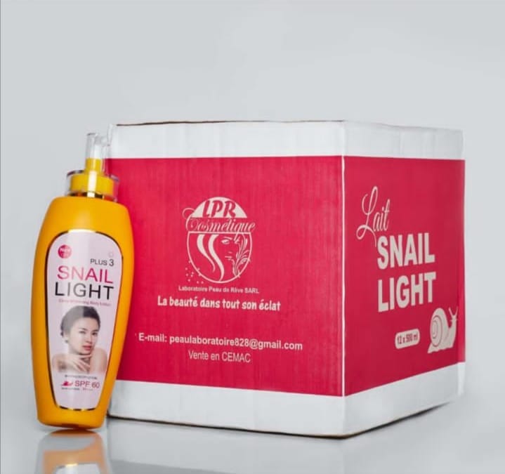 Lait Éclaircissant Rapide Snail White - Anti-rides, SPF50 - 500ml - Neuf