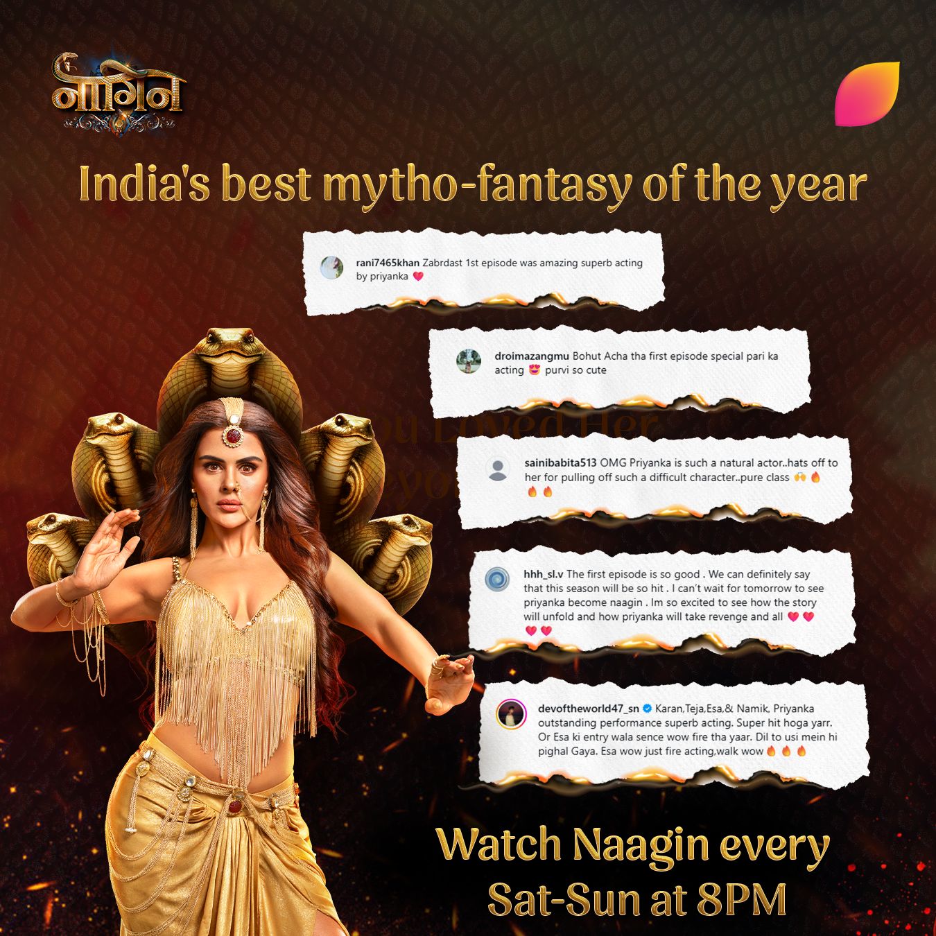 Telly - Naagin 7 🐍: India's Best Mytho-fantasy Of The Year, Naagin Owns ...