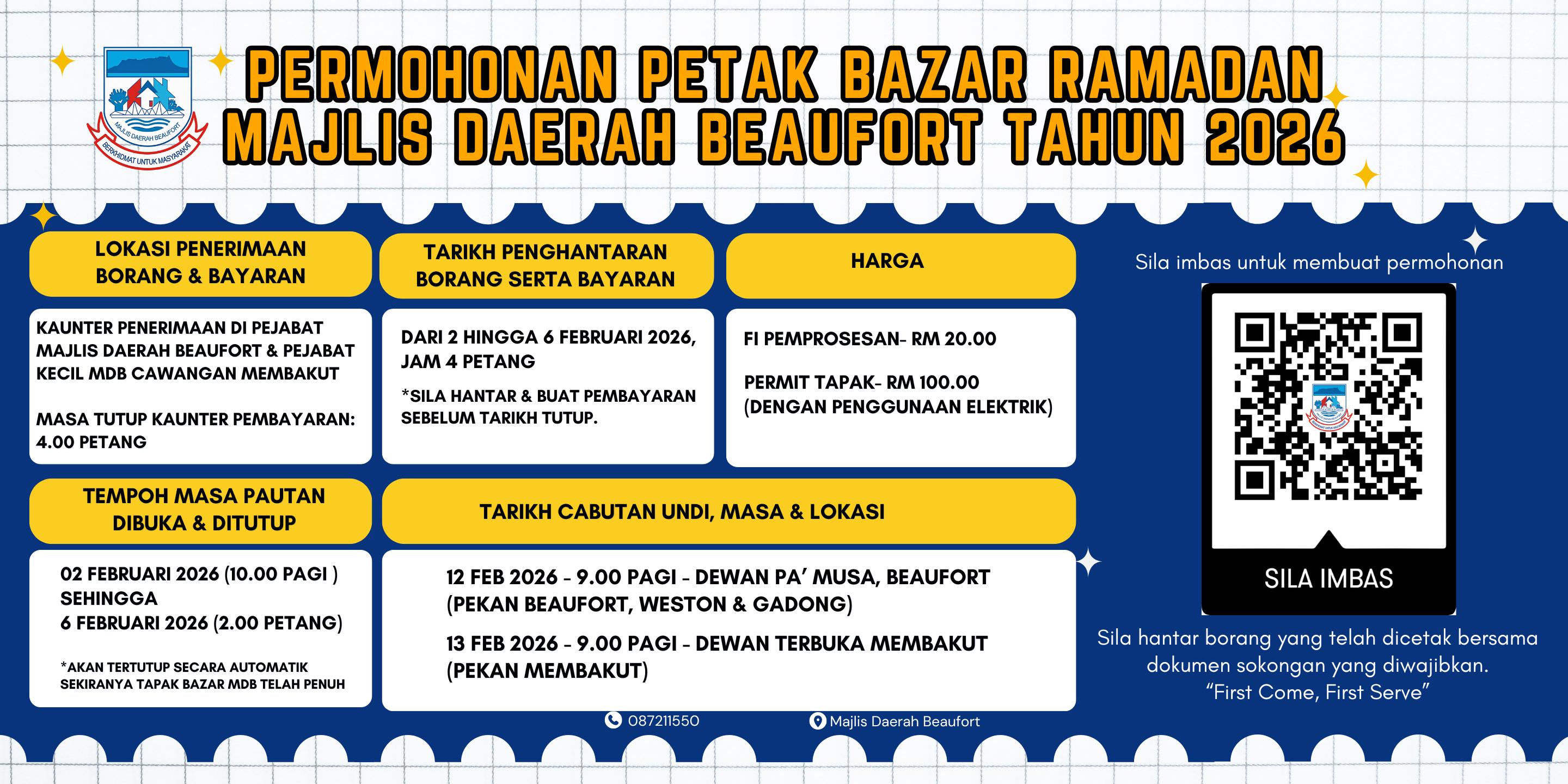 Majlis - HEBAHAN RASMI Majlis Daerah Beaufort dengan ini mempelawa ...