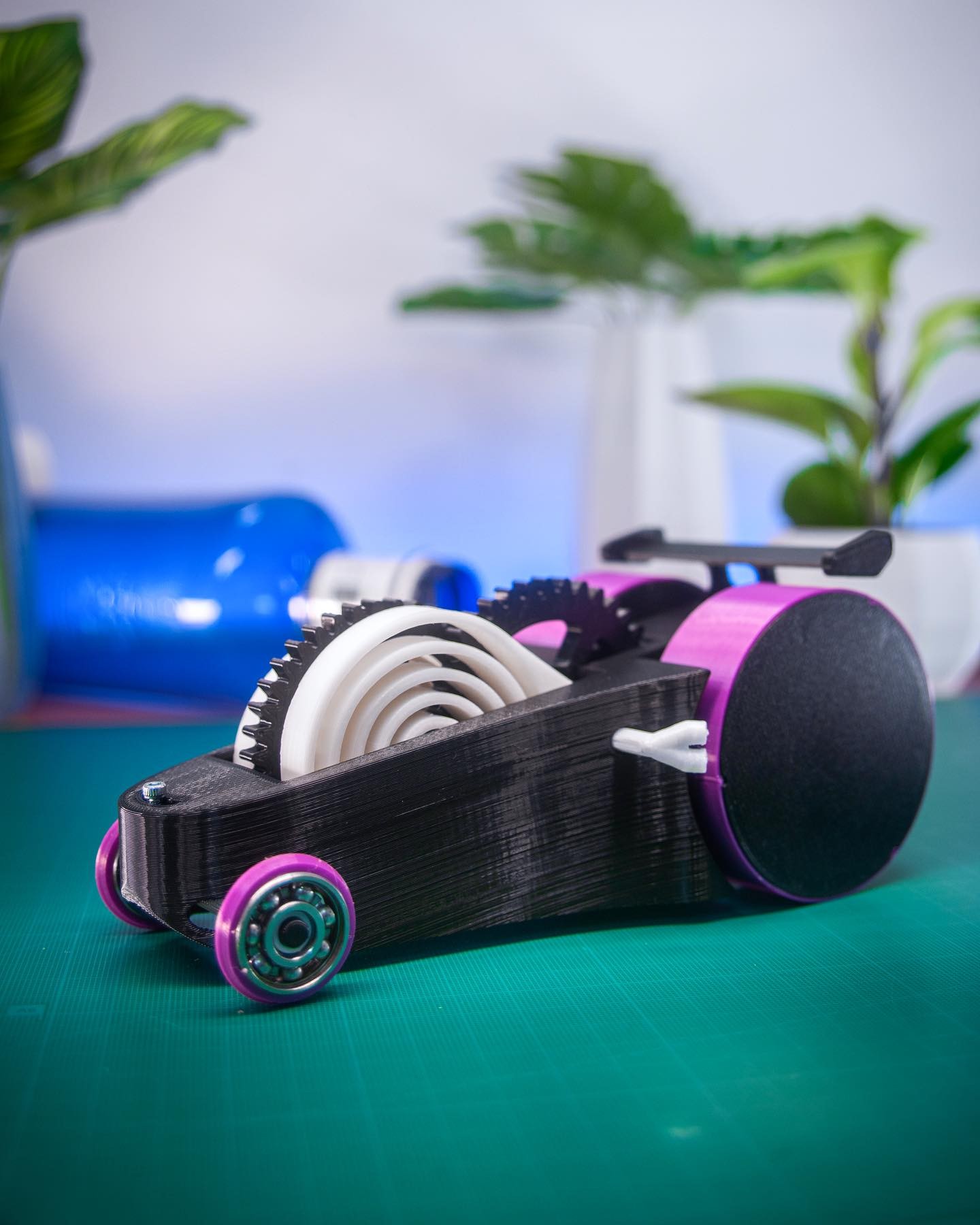 Filarte 3D - How much HP? 🏎💨 3D printed spring powered... | Facebook
