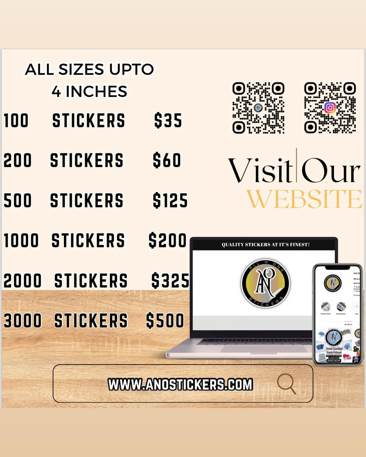 All N One Stickers