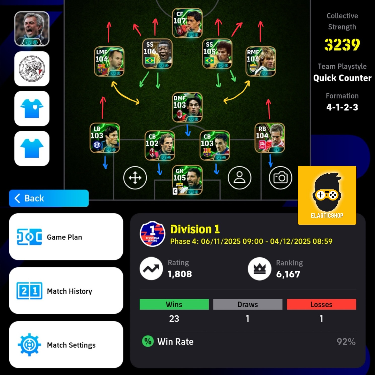 PES - Division 1 ปะทะ Ai ชอบตรงไม่ดีเลย์ #efootball #pesthailandclub # ...