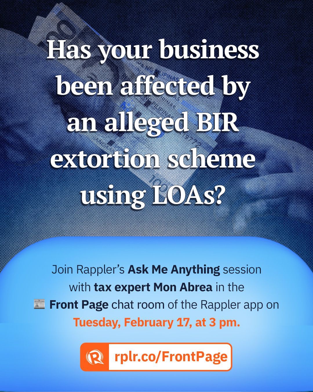 Rappler - EXTORTION SCHEME AT THE BIR? 😱 Government... | Facebook