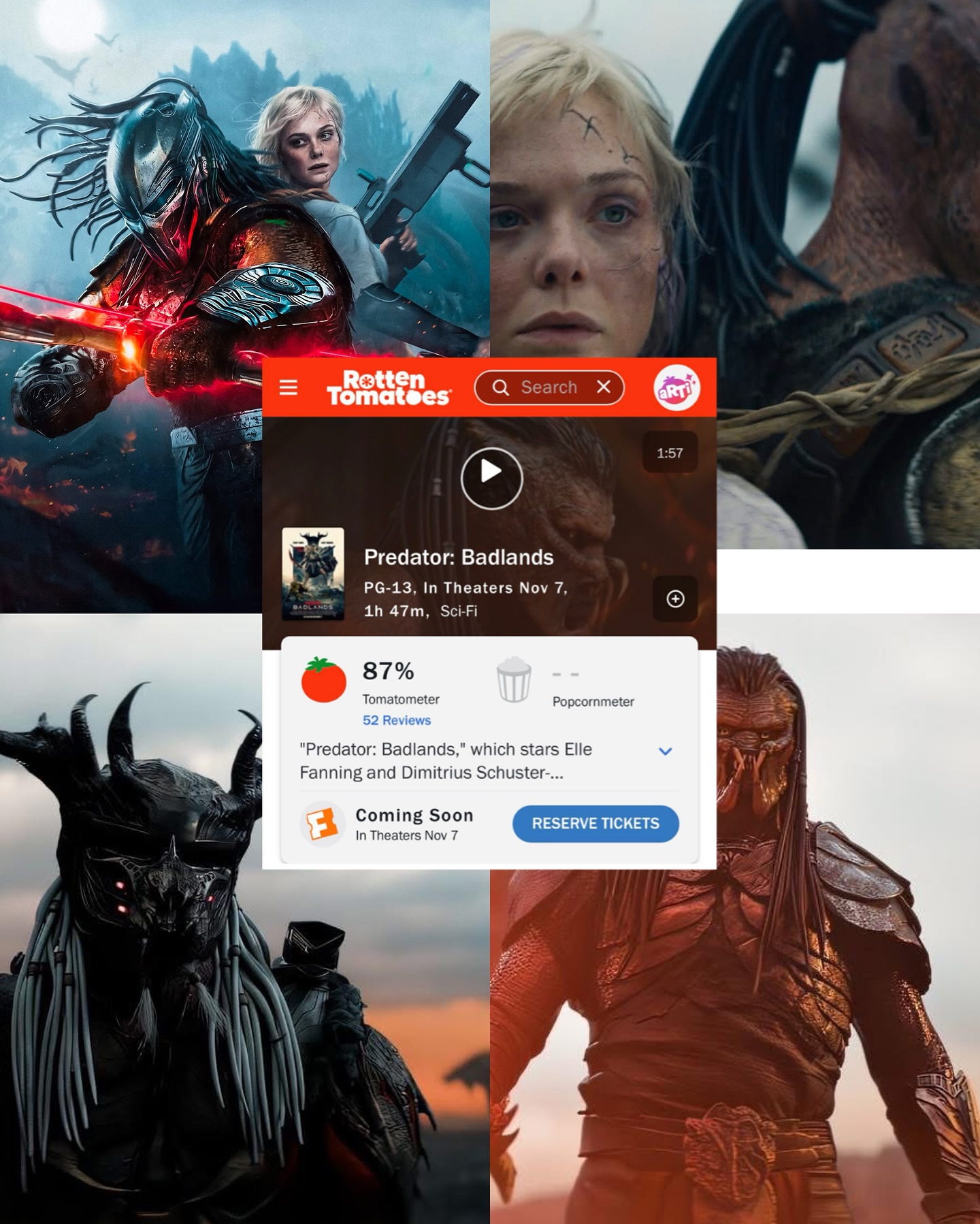 Cine - ‘PREDATOR: BADLANDS’ (Depredador tierras lejanas) debuta con un ...