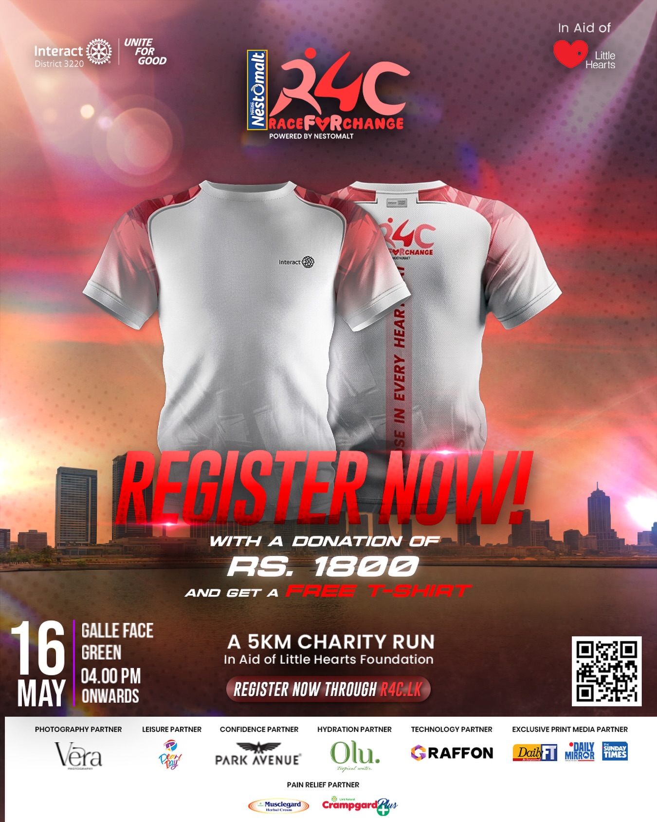 R4C T-shirt just dropped 🔥 Register now and be part of something