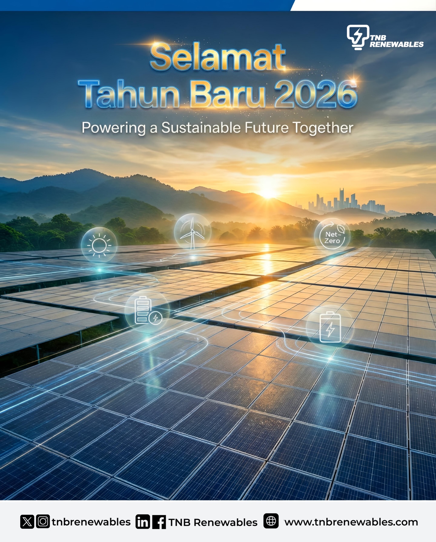 TNB - Selamat Tahun Baharu 2026. Melangkah ke hadapan dengan komitmen ...