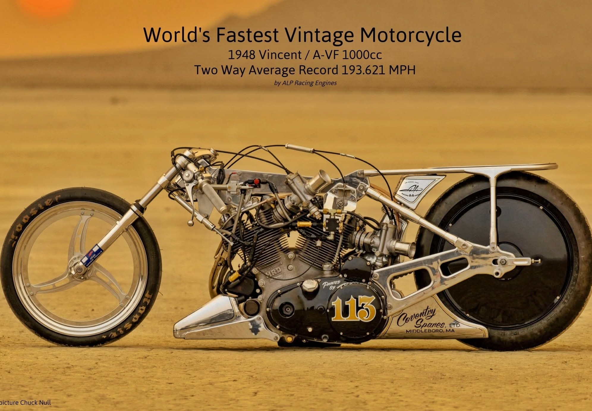 World's Fastest Vintage Motorcycle 1948 Vincent/A-VF 1000cc Two