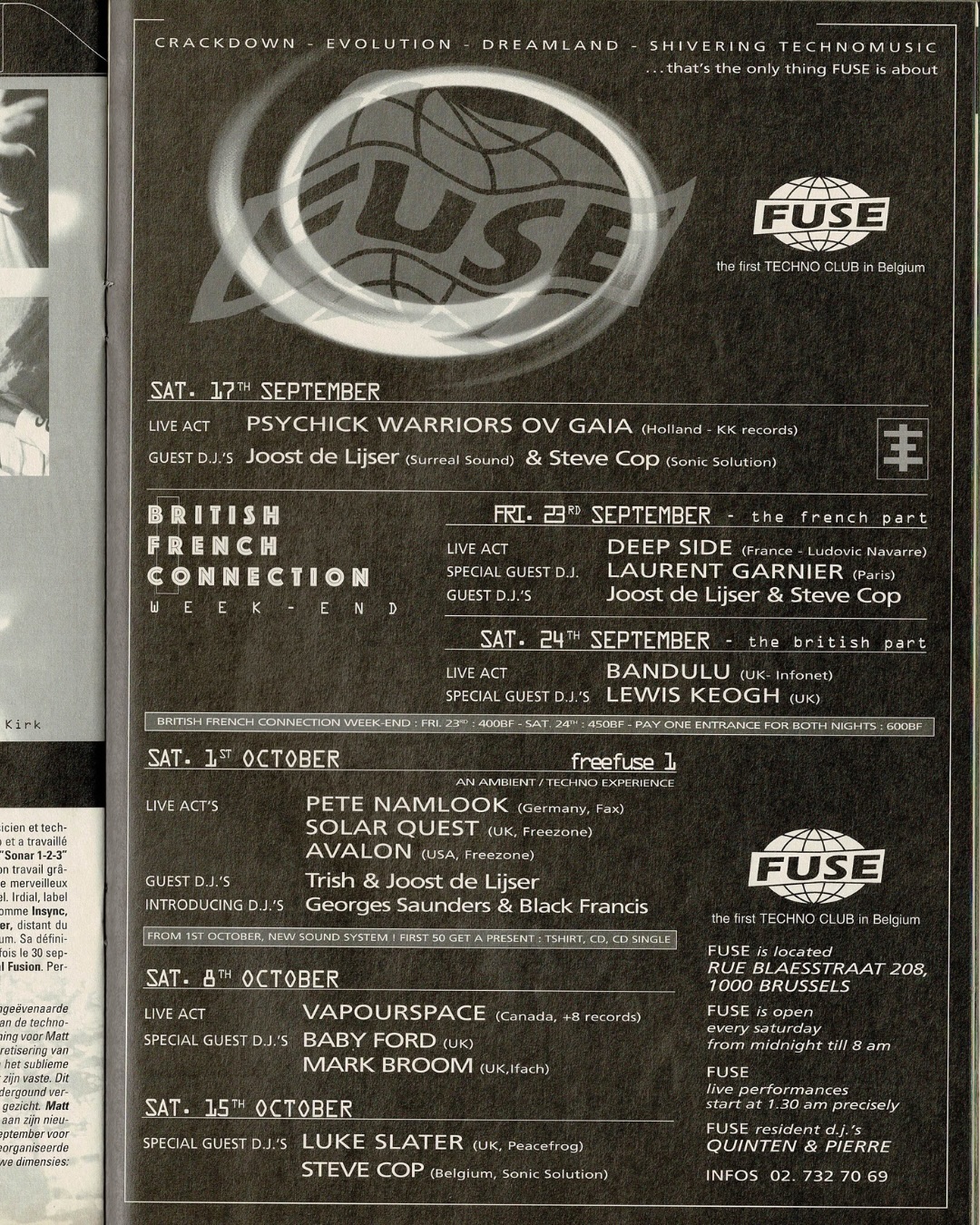 Out Soon Magazine ' Crowdfunding ' Techno by Andromeda 1994