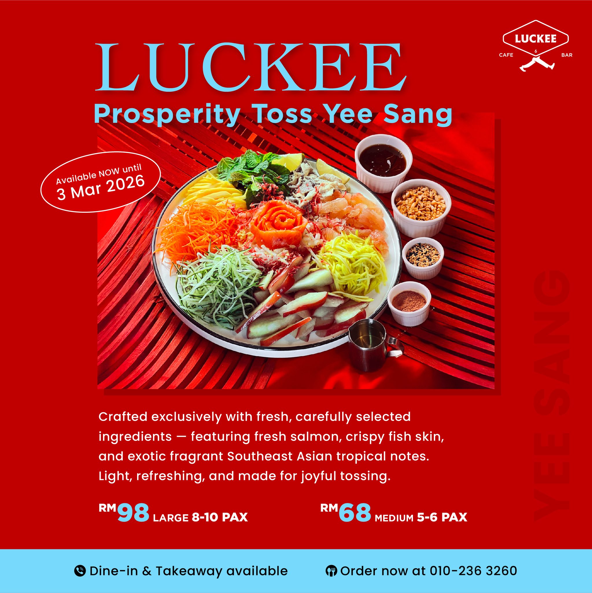 Luckee Cafe Bar in Puchong.