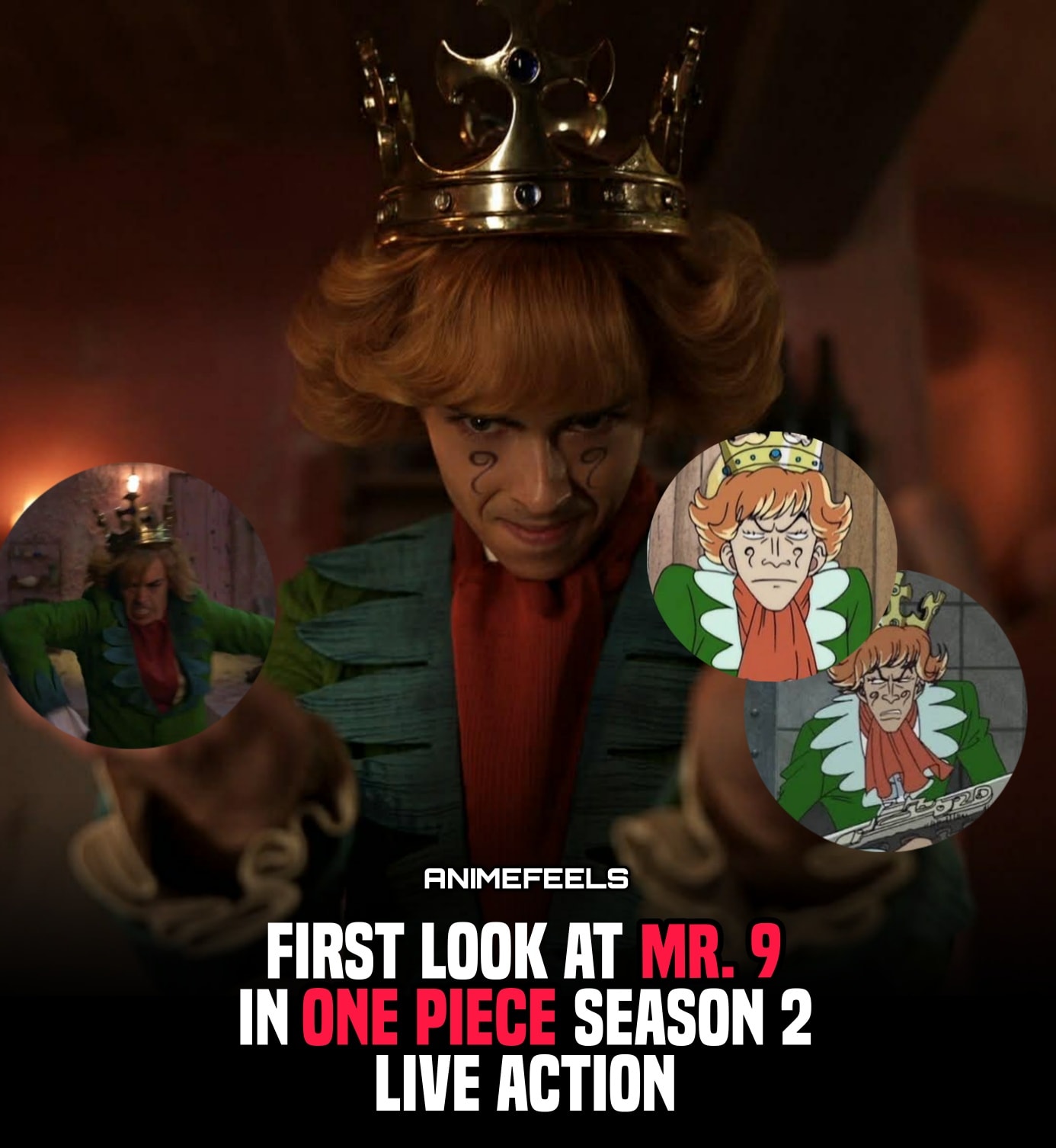 Anime Feels - First look at Daniel Lasker as Mr. 9 in One... | Facebook