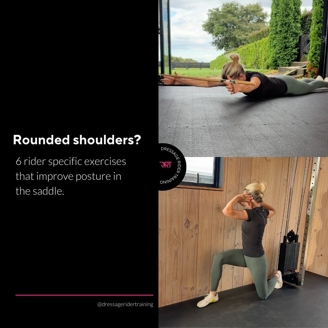 Dressage - Struggling with posture? I have shared a reel with 6 ...
