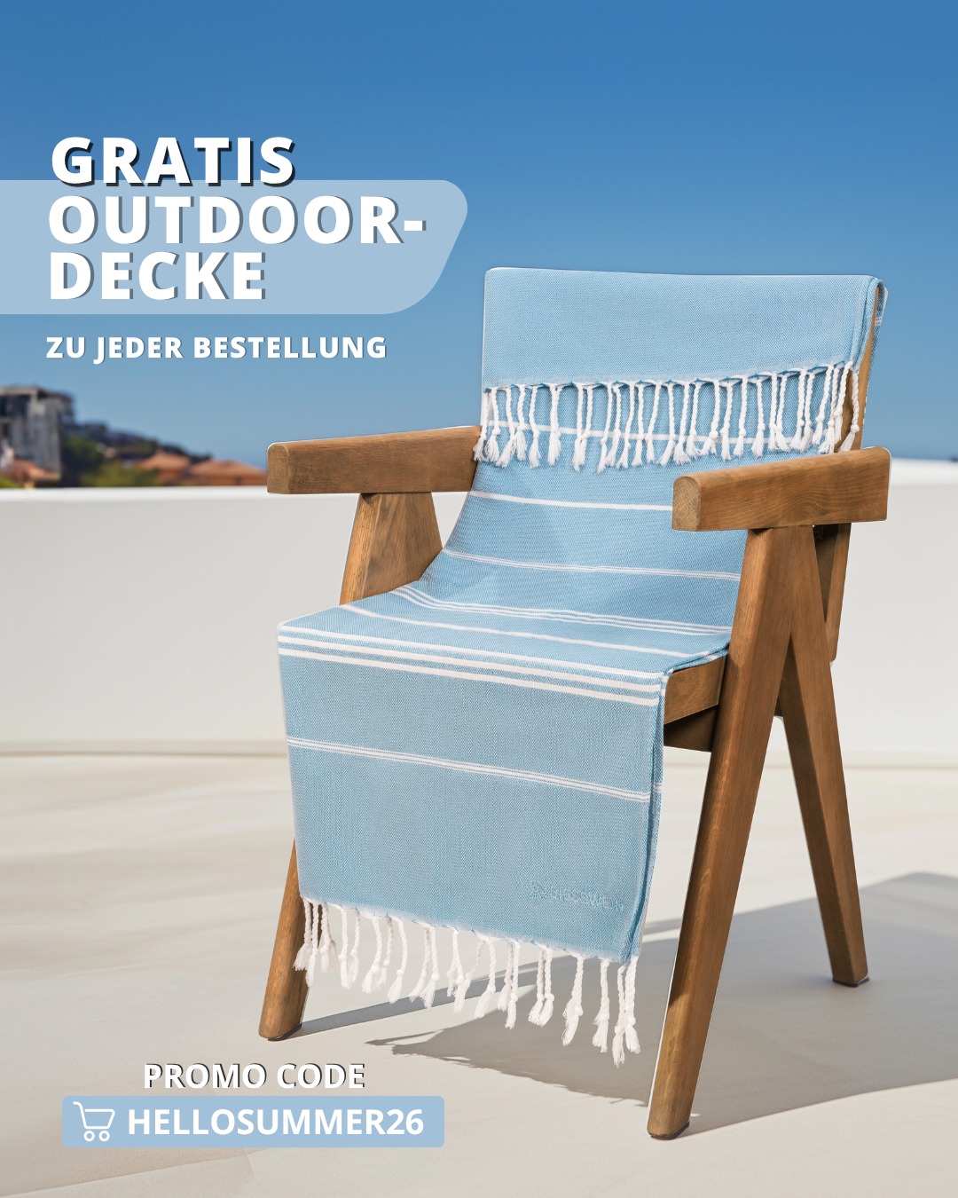 ☀️ Die Outdoor-Decken-Aktion läuft noch! Aktuell gibt es zu jeder Bestellung eine hochwertige Outdoor-Decke gratis dazu. 🎁 ✨ Perfekt für Strand, Garten & Picknick ✨ Wasserabweisend und strapazierfähig ✨ Der ideale Begleiter