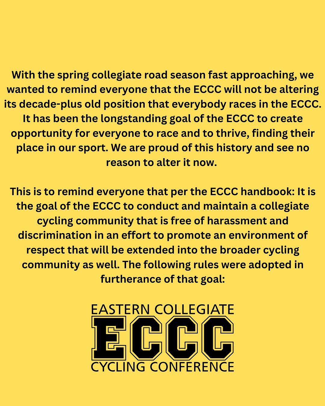 Eastern Collegiate Cycling Conference (ECCC)