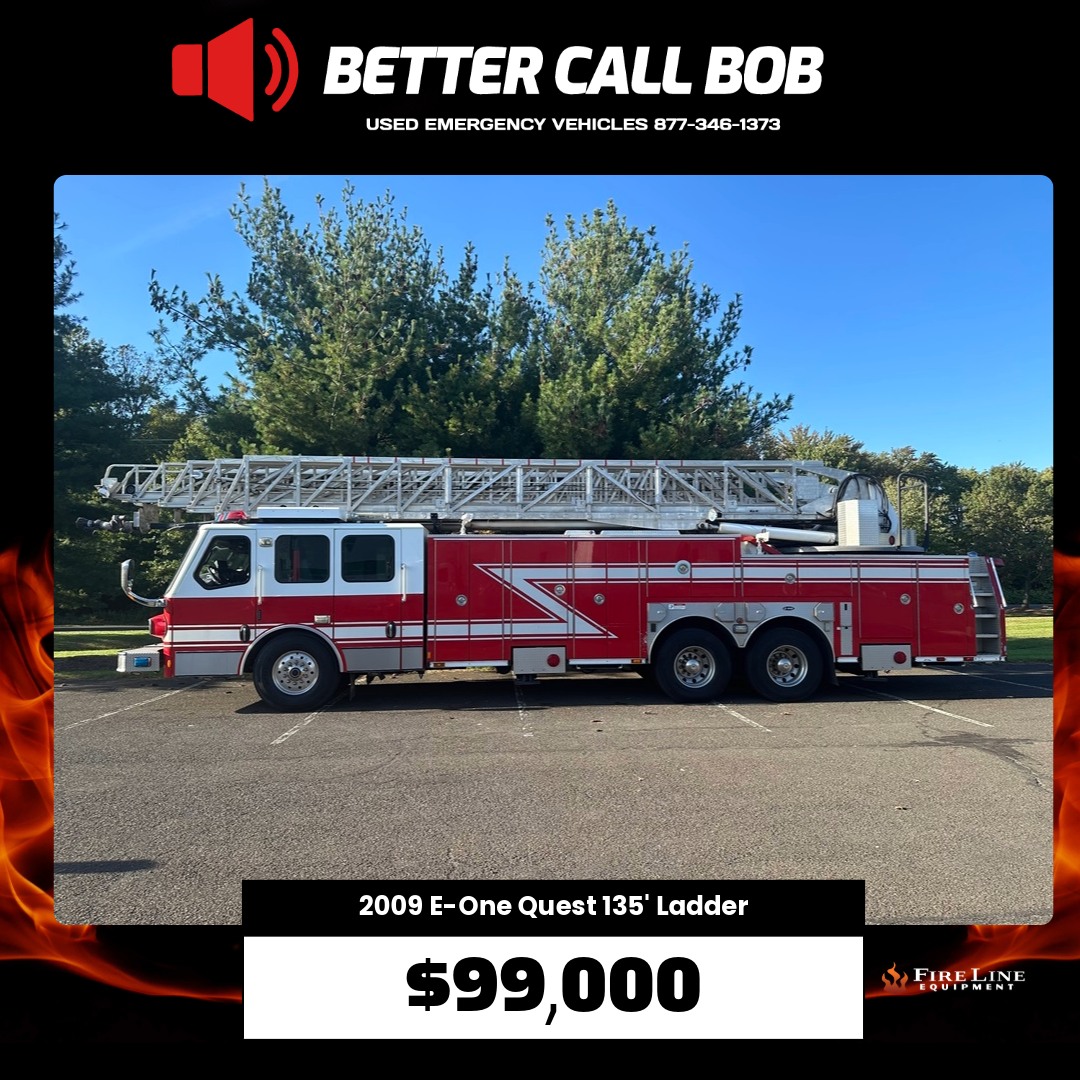 Better - 📉 RECENTLY REDUCED! 🚨 🔥 2009 E-One Quest 135′ Ladder Truck 🔥 💲 ...