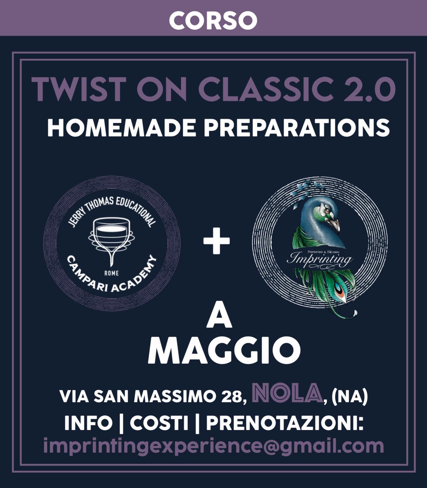 The Jerry Thomas - Educational Program | Rome