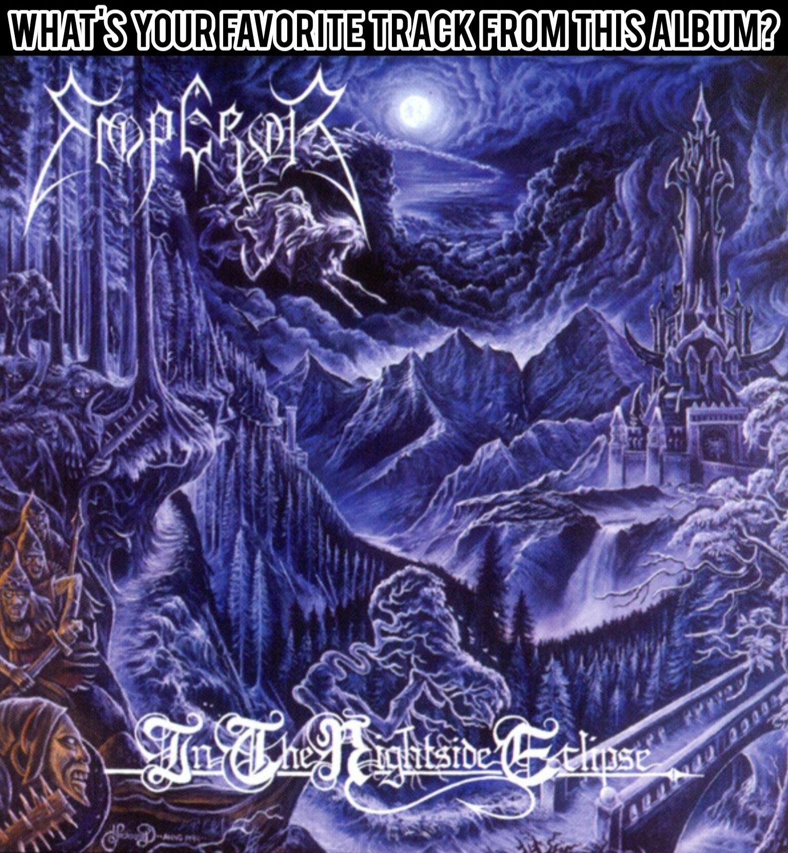 EMPEROR / ENSLAVED Emperor - Hordanes Land June 1993 Emperor songs