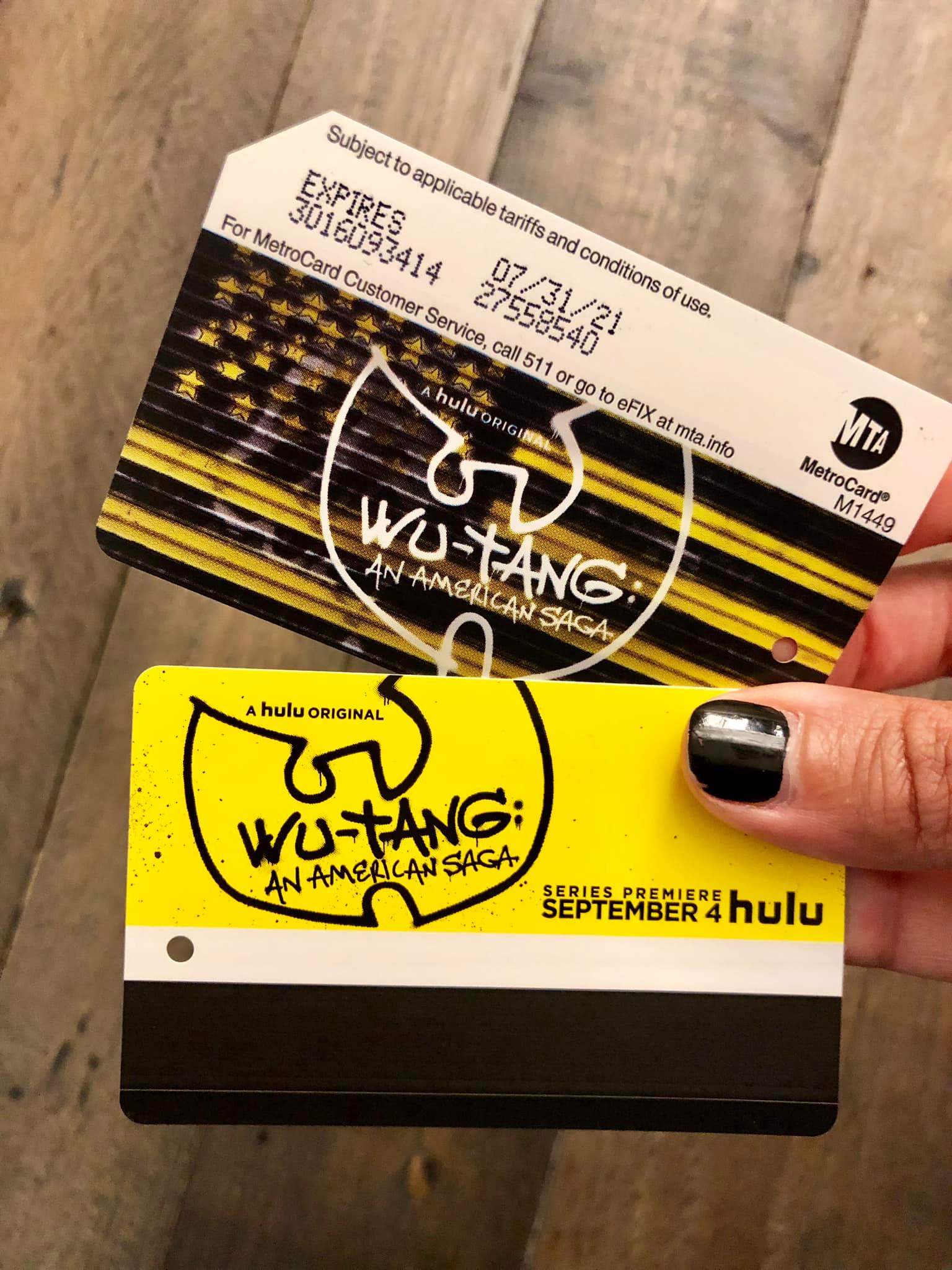 NY メトロカード　WU-TANG デザイン　レア New York subway limited edition MetroCards