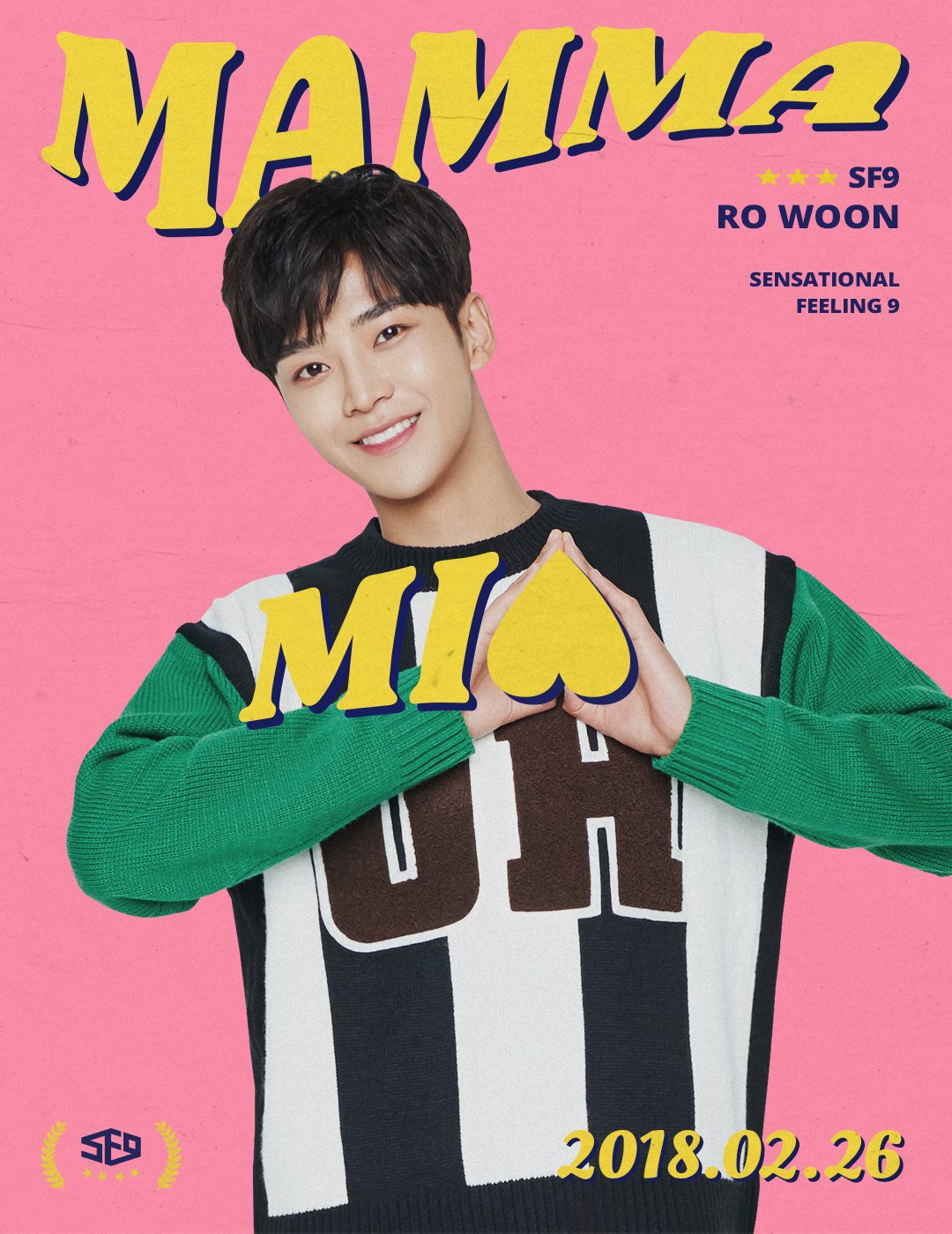 SF9 4TH 全員サイン入りMINIALBUM (MAMMAMIA )2018 SF9 4TH 全員サイン