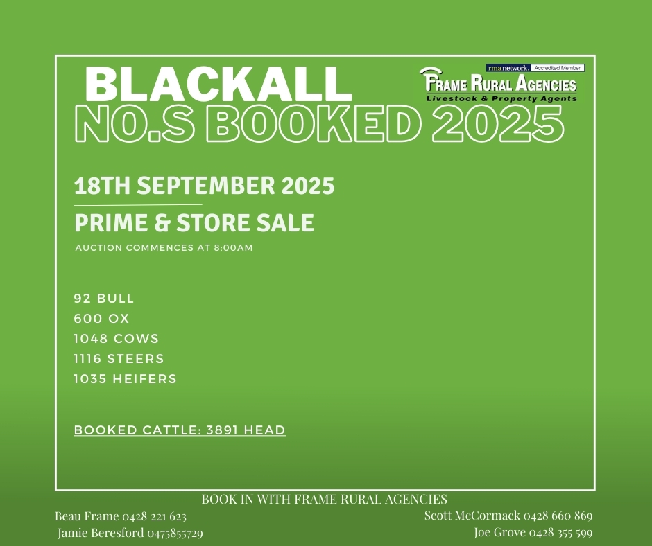 Frame - 🎺Blackall Prime & Store Sale🎺 THURSDAY: 18th SEPTEMBER 2025 ...