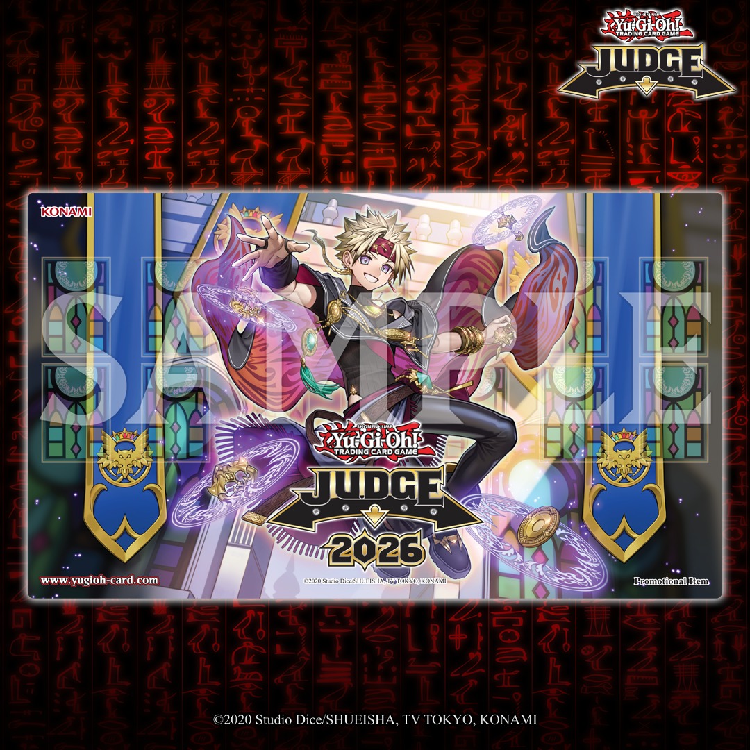 遊戯王 Mitsurugiミツルギ 2026 Judge Playmat Exciting adventures await with the new Medius the Pure 2026 Judge