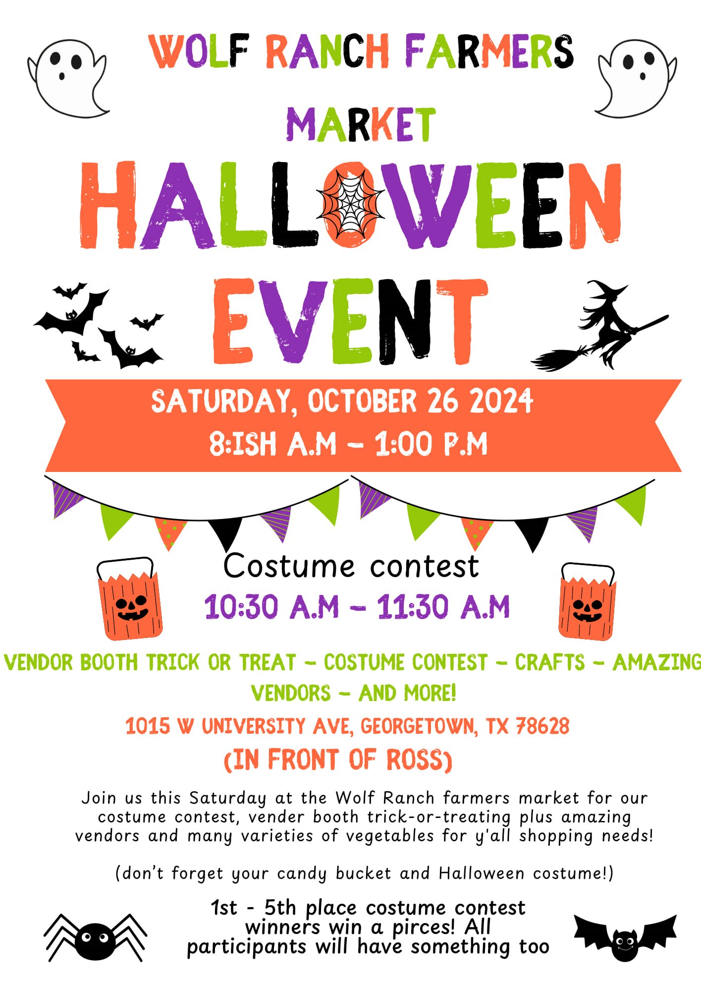 Treat or trick, costume contest