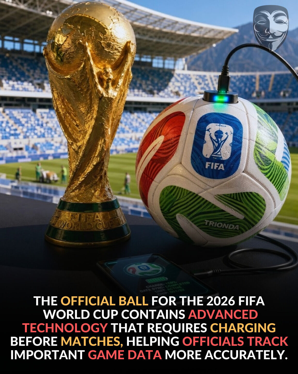 📌 FIFA has unveiled the official match ball for the 2026 World