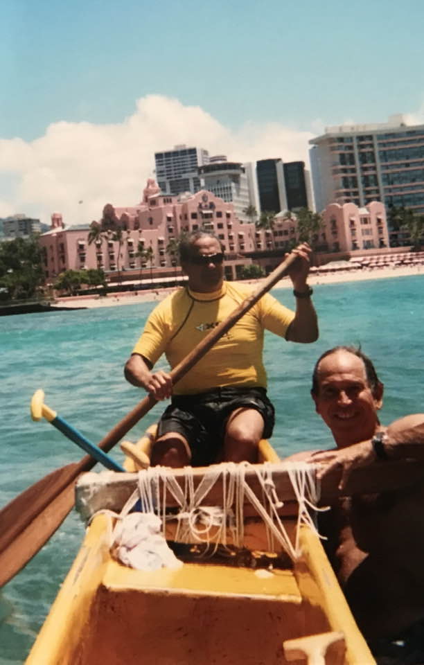 Kitazaki and Sandy, Canoes Surf, Waikiki