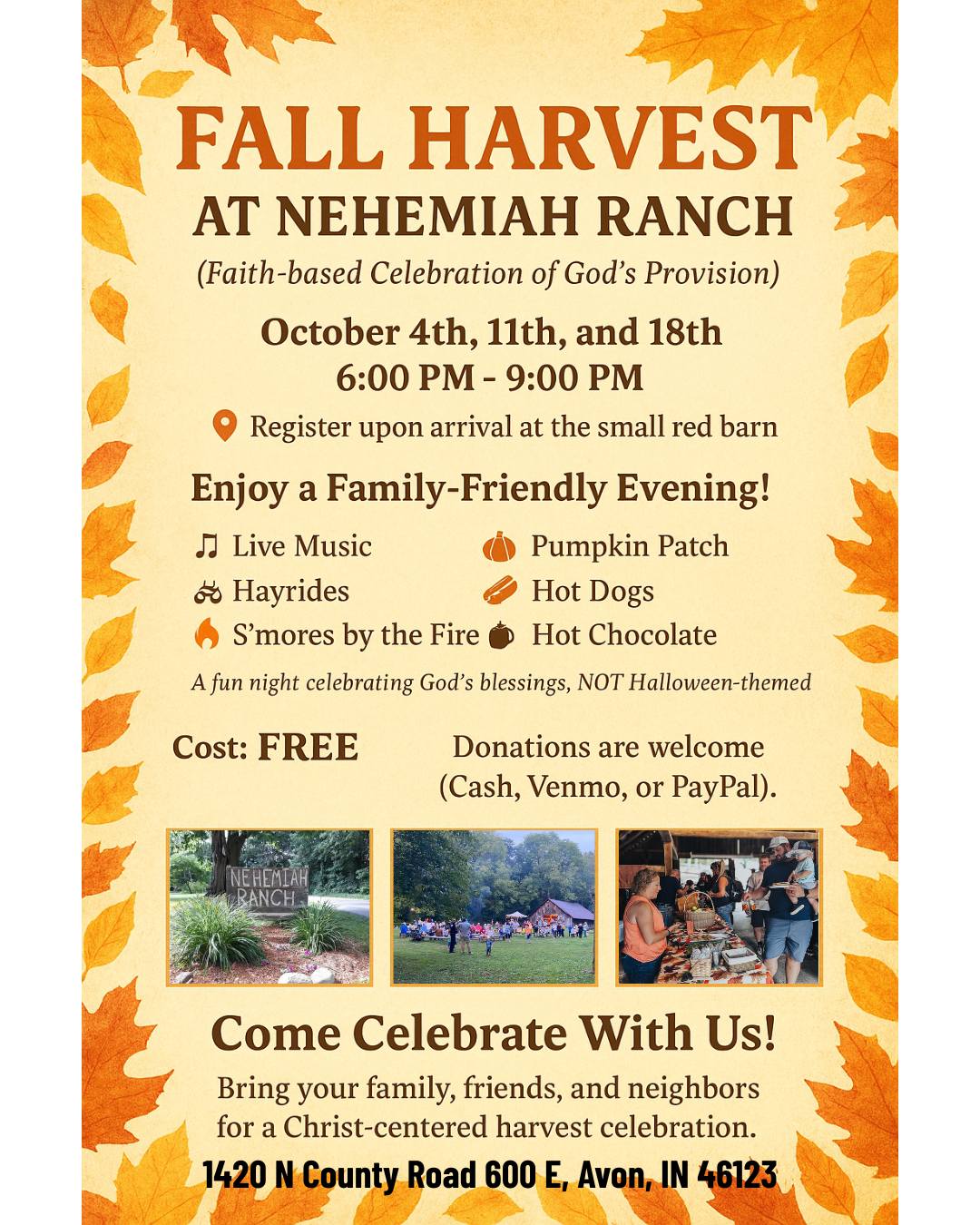 Nehemiah Ranch Inc. | Avon IN
