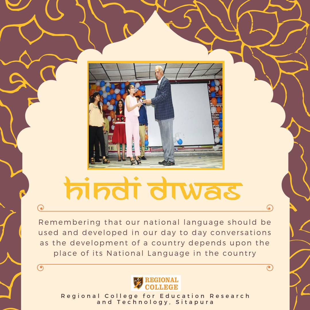 We celebrated Hindi Diwas on 14th Sep. 2018 with great zeal and fervor ...