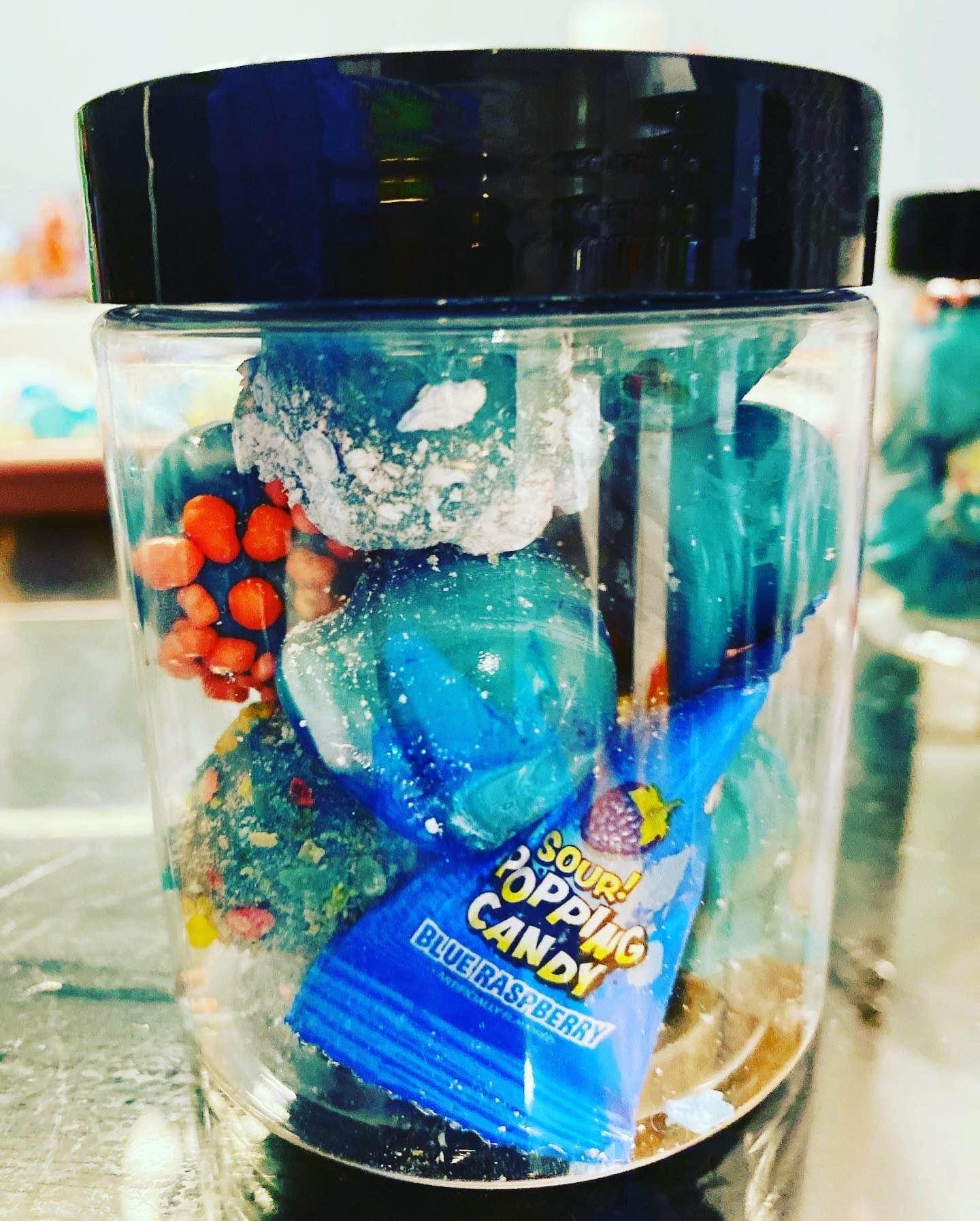 Blue Raspberry Candy Apple, Grapes, Jar or Tray - Food - Stone Mountain ...