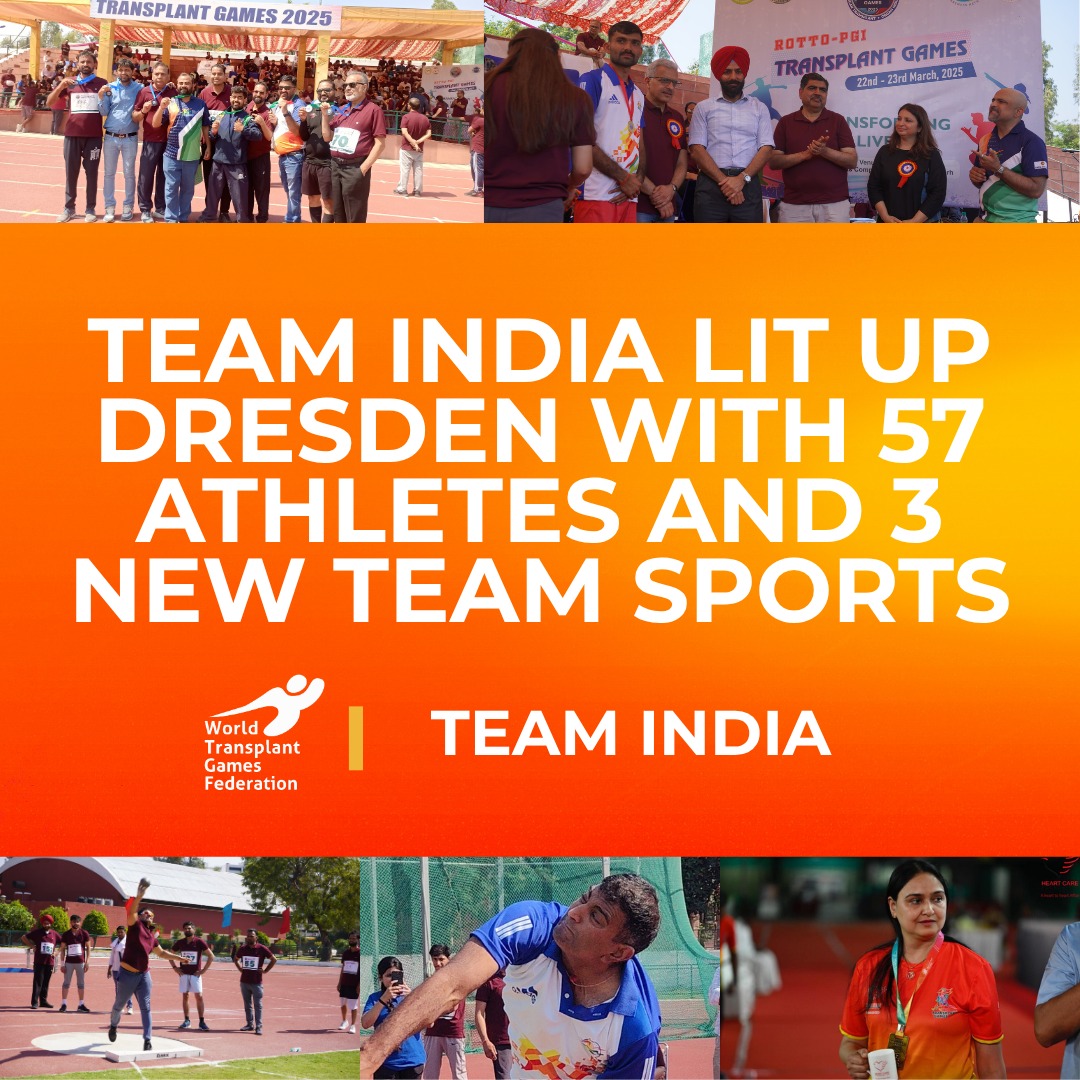 🇮🇳 Team India Shined... - World Transplant Games Federation | Facebook