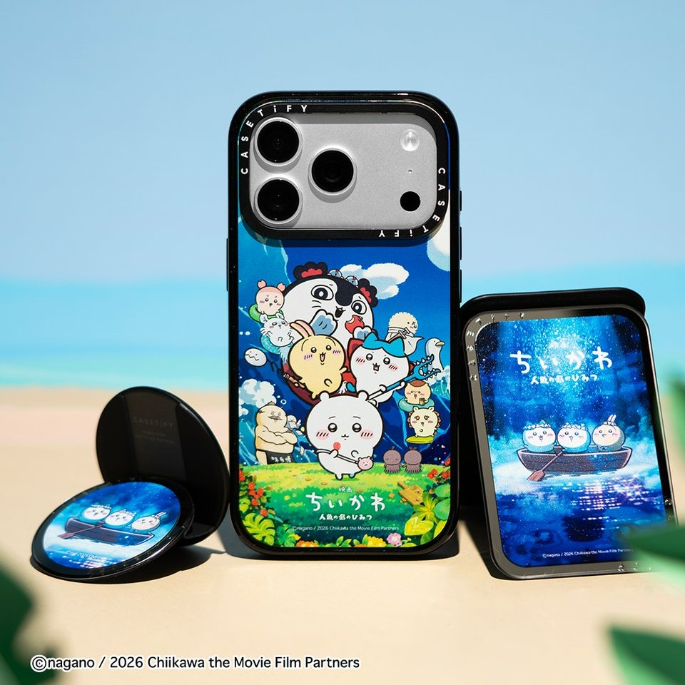 CASETiFY ちいかわ iPhoneケース stay in cool CASETiFY has a cute new Chiikawa collab! This collab line features