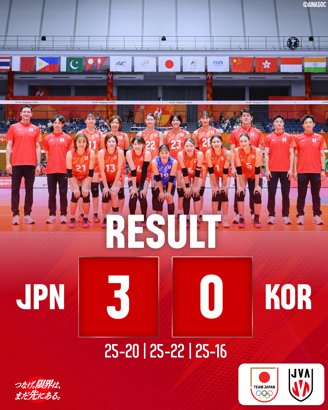 公益財団法人日本バレーボール協会 (@JapanVolleyballAssociation