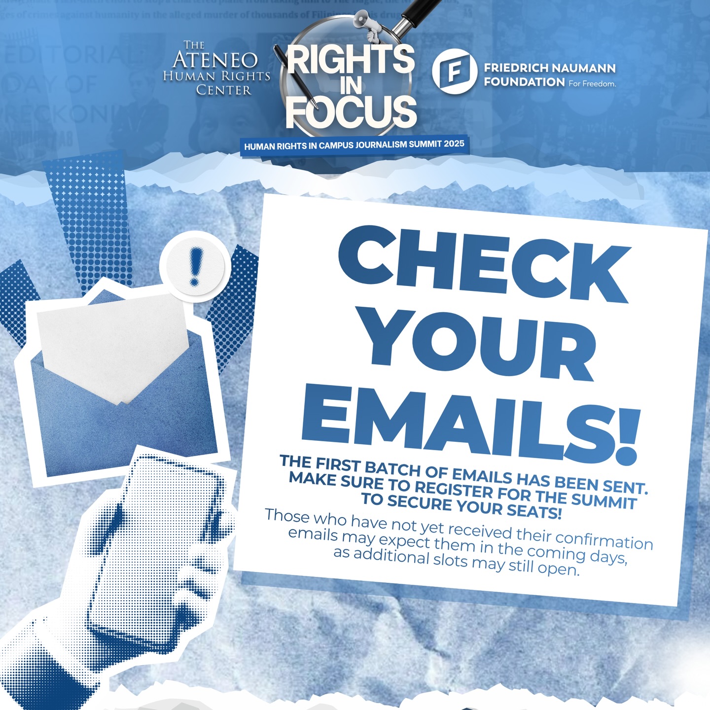 📩 Check your emails! Initial... - Ateneo Human Rights Center | Facebook