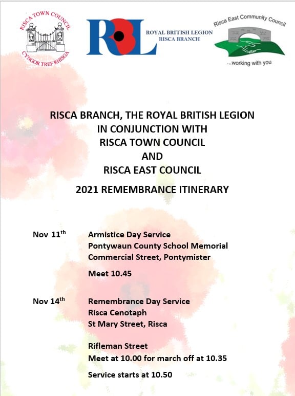 We are pleased to... - Risca Branch The Royal British Legion