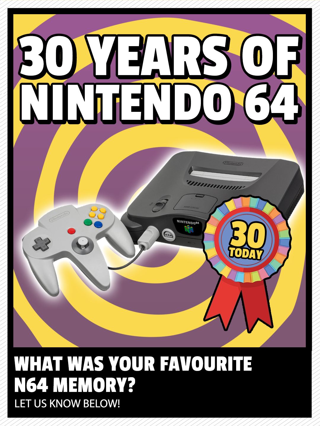 任天堂64 30 Years of one of the most iconic consoles ever! What were your