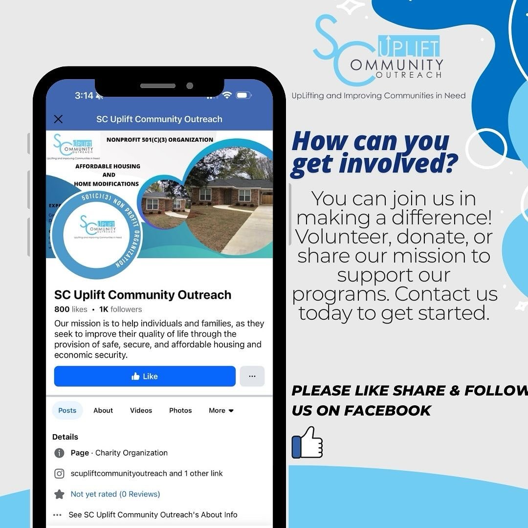 🌟 Empowering Communities,... - SC Uplift Community Outreach | Facebook