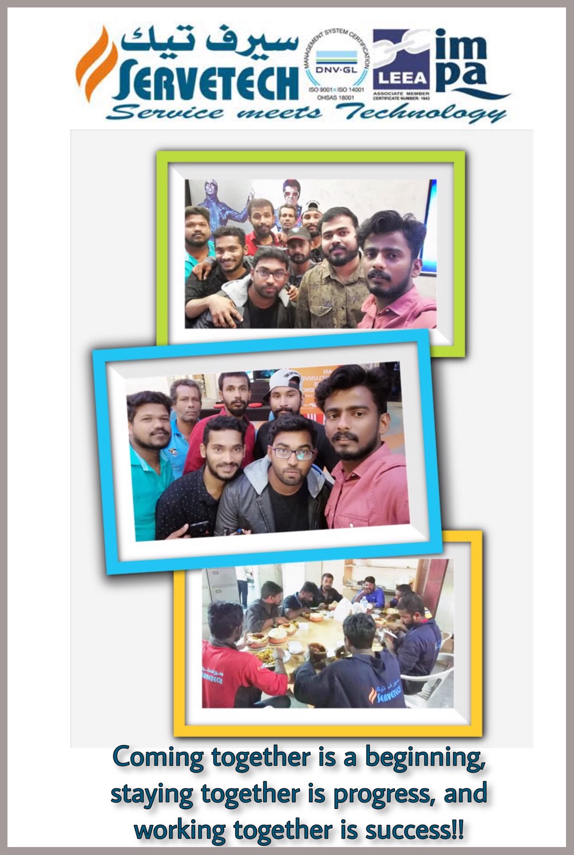 Our team is our... - Servetech MEGT Metal Wire Rope Industry