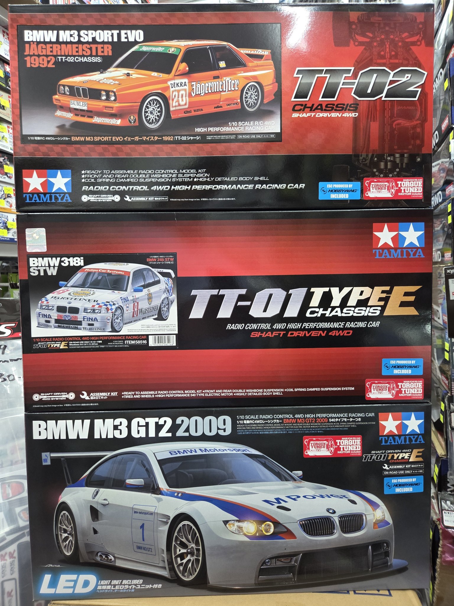 🎉New Arrivals 🎉😍Tamiya 1/10 RC 🤩🏎 BMW 318i 🏎 M3 E30 🏎 M3