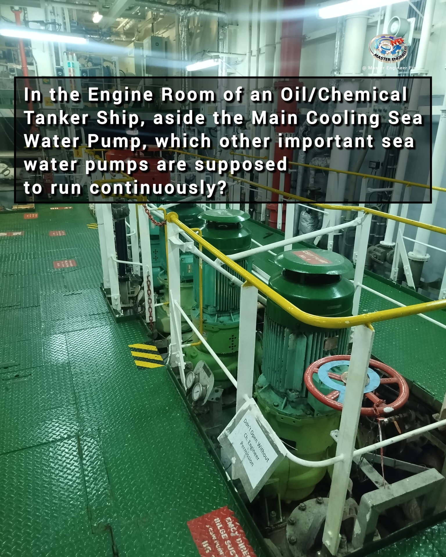 In the Engine Room of an... - Master Engineer Fix | Facebook