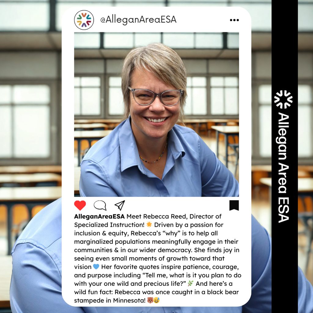 Allegan - Meet Rebecca Reed, Director of Specialized Instruction at ...