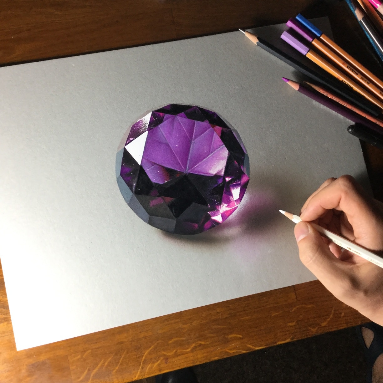 Marcello - This is one of my most popular drawing, the color is really ...
