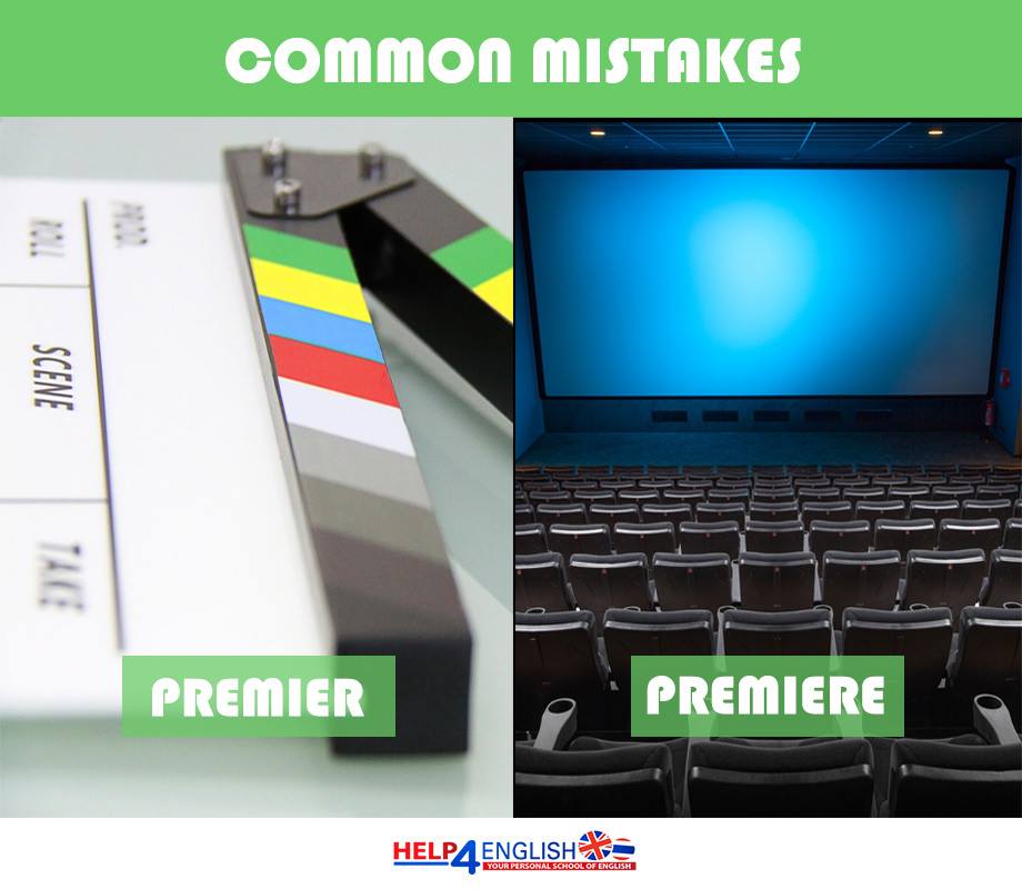 คำว่า Premier และ Premiere ความหมายเหมือนกันมั้ย? . . . Premier = (adj ...