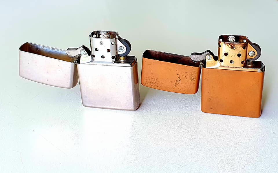 Zippo sterling 1995 vs copper 2005???