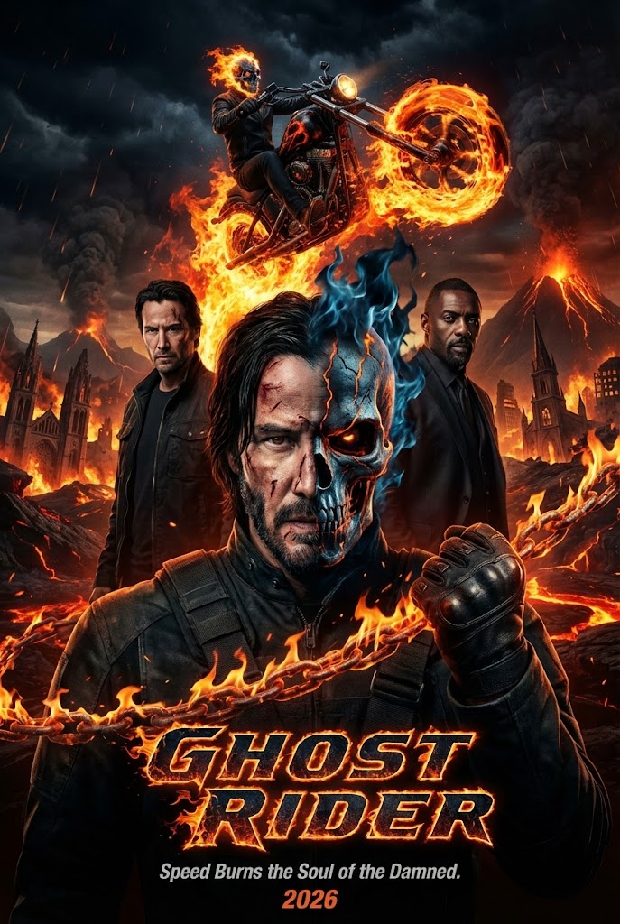 Blockbuster - 🔥 Ghost Rider (2026) – First Trailer 👤 Starring: Keanu ...