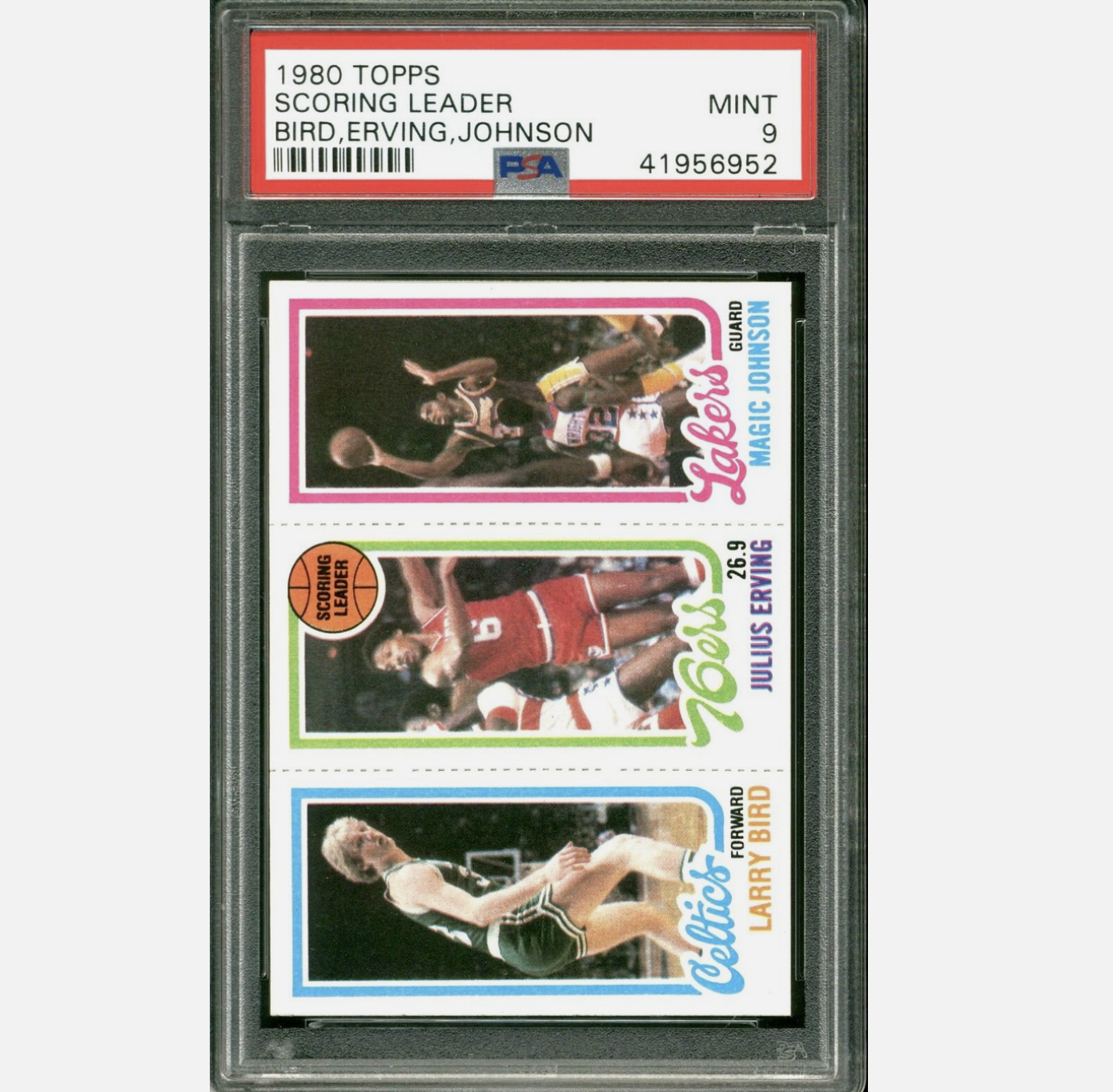 The ICONIC Bird/Magic Rookie! 🏀 Both of these Amazing Bird/Erving  display picture 1