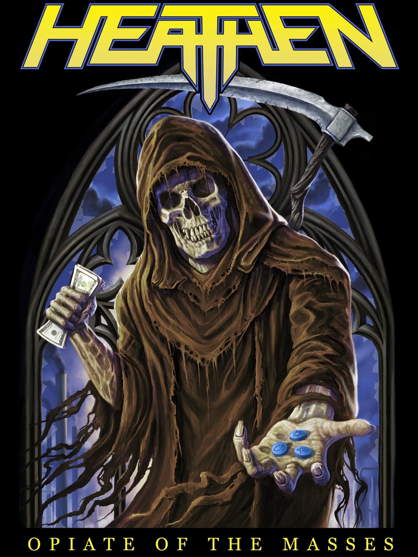 Heathen - Wondering what happened to the original Kent Mathieu painting ...
