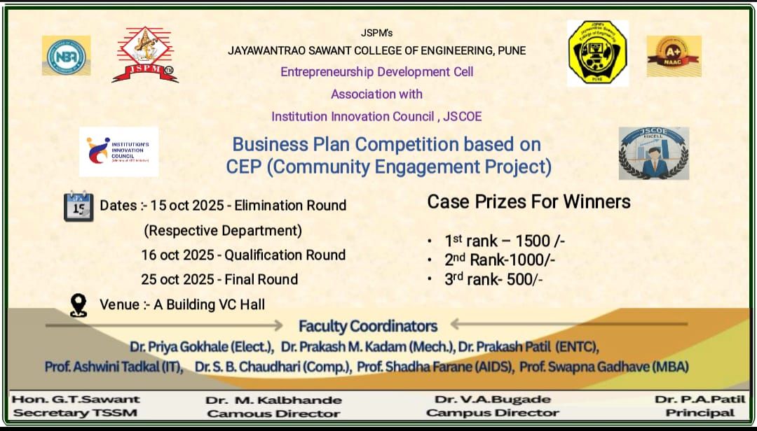 JSPM, JSCOE Hadapsar | Pune