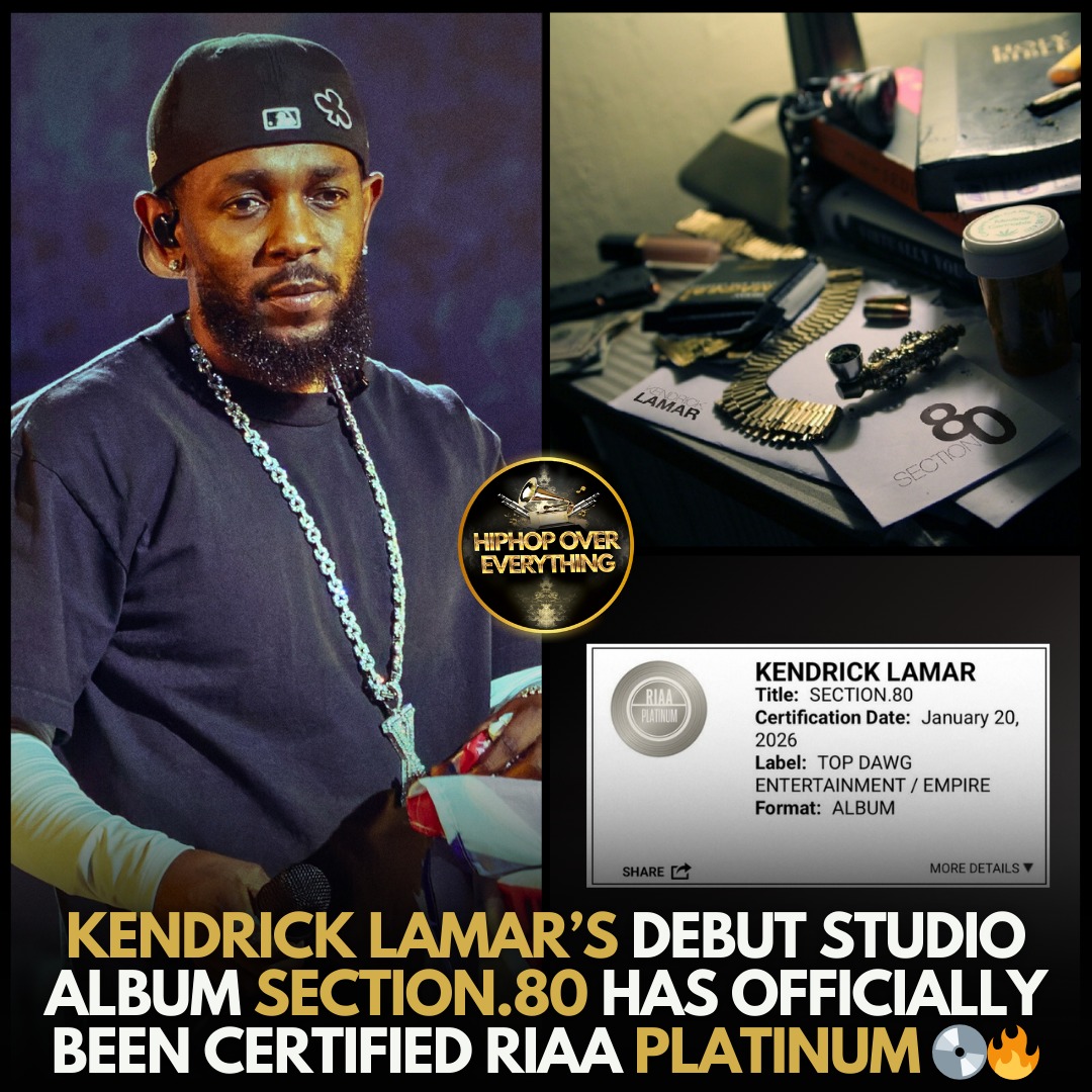 Kendrick Lamar's debut album Section.80 has officially been